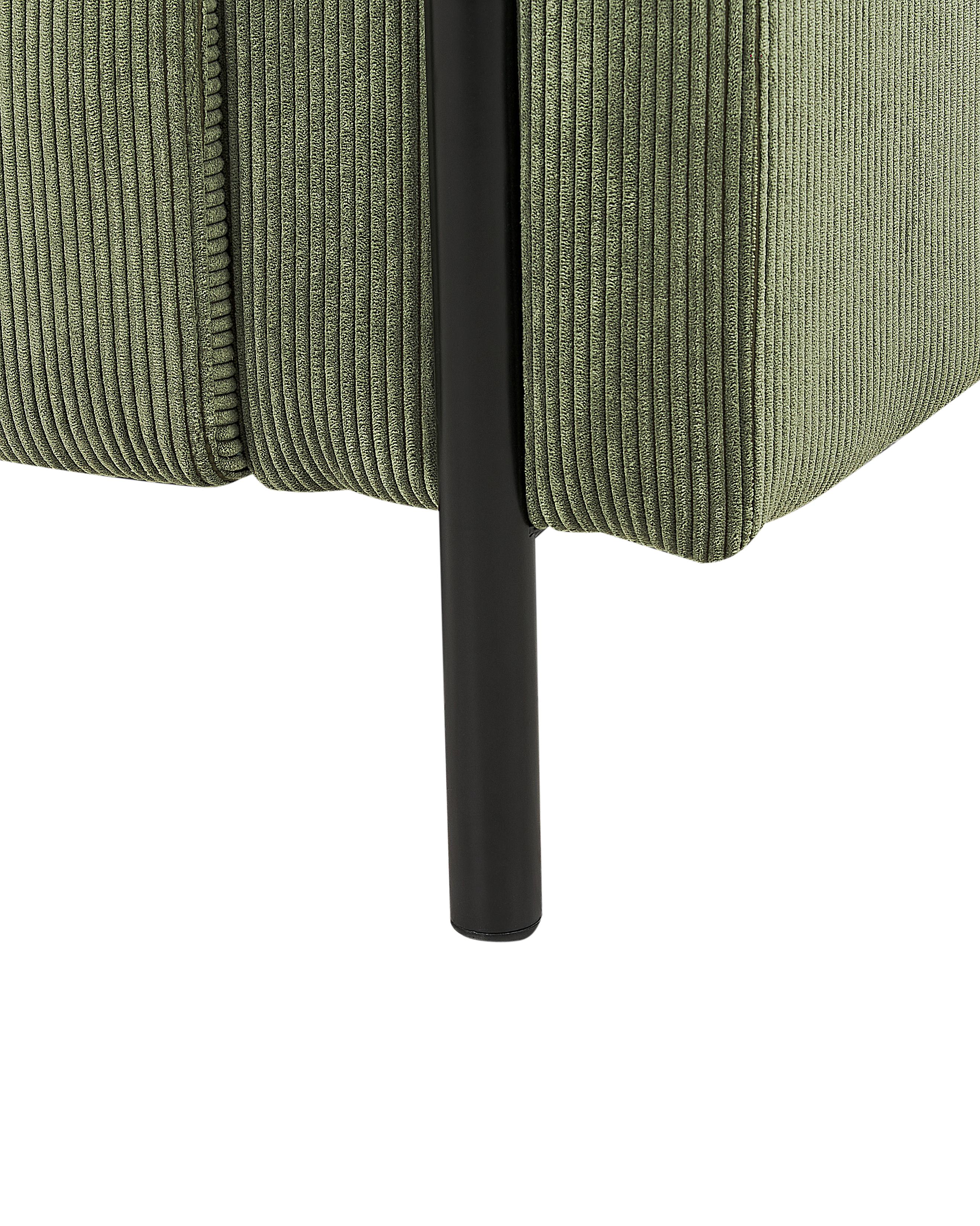 Fauteuil ASKIM Corduroy Olijfgroen
