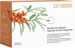 Sanddorn Argousier Omega 7 Kapseln, 180 Stück