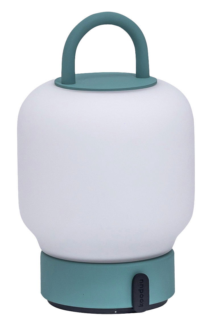 kooduu LED-Tischleuchte Smokey Teal LOOME