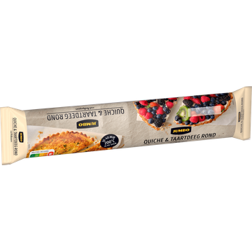 Jumbo Quiche & Taartdeeg Rond met Bakpapier 230 g