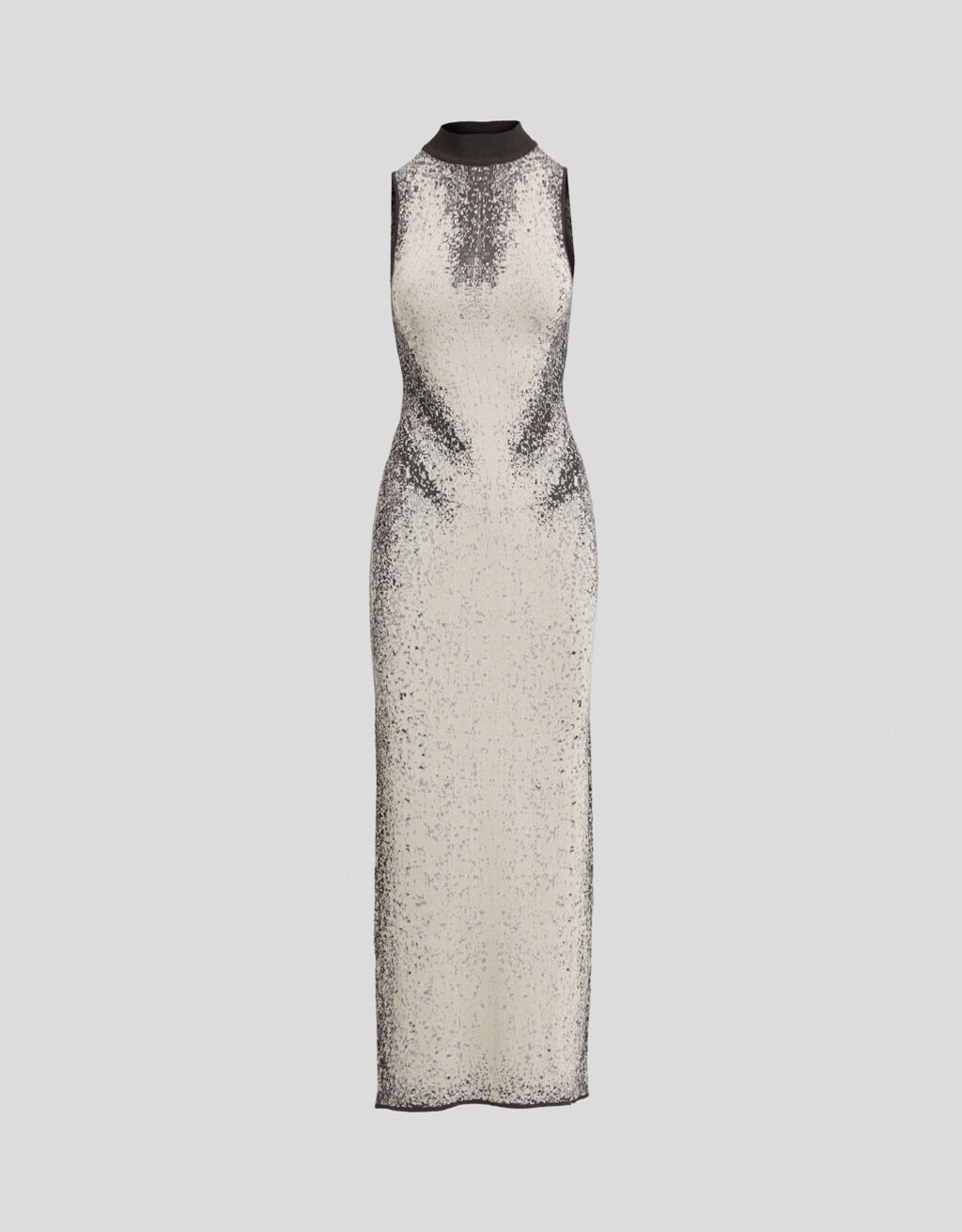 Vestido longo de malha jacquard sem mangas Generation Bershka