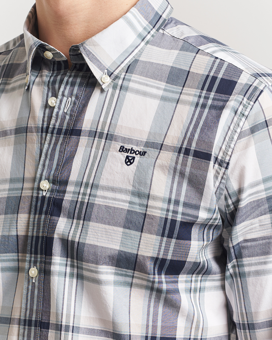 Barbour Lifestyle Gabe Checked Popline Shirt White