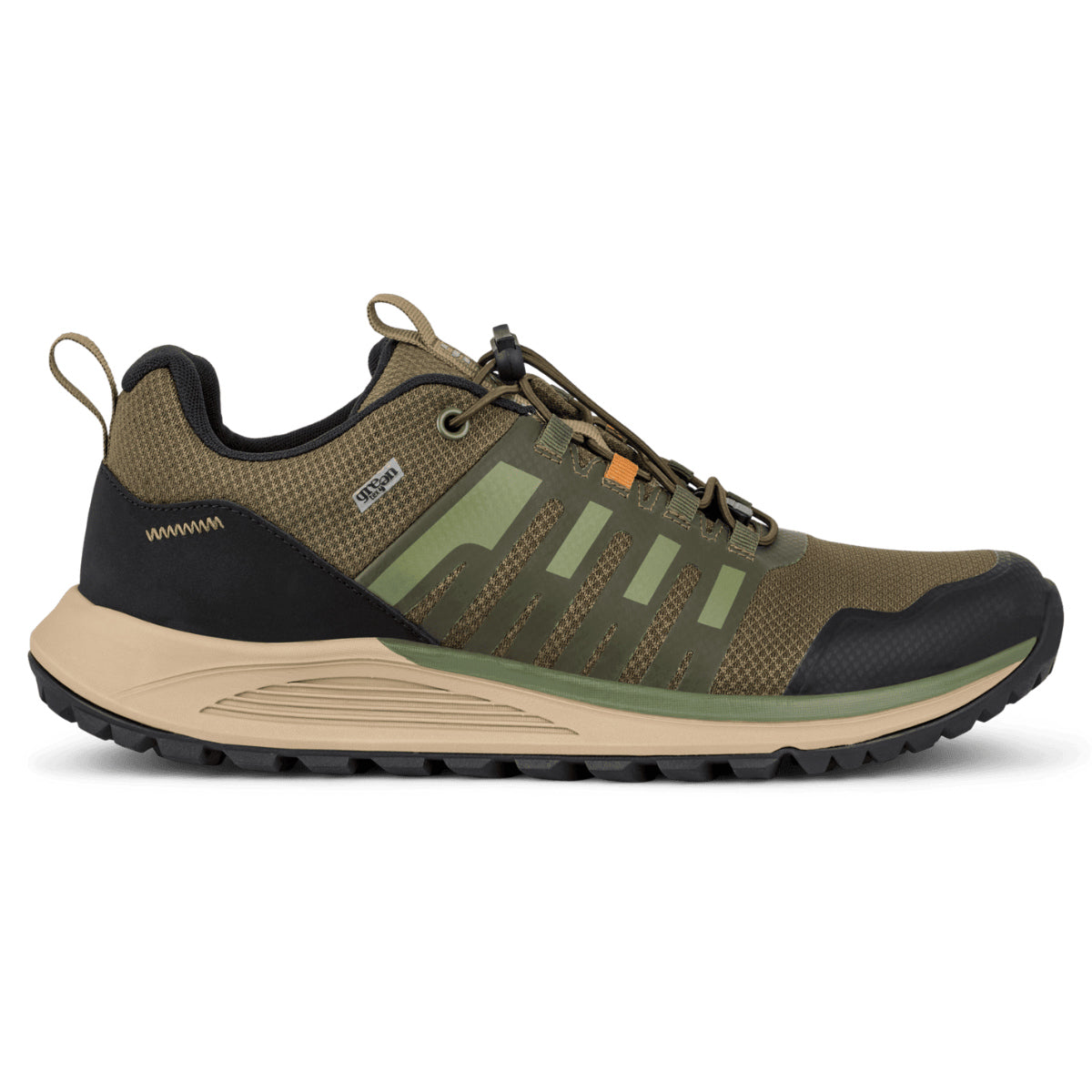 Track N' trail sneakers, herre, oliven