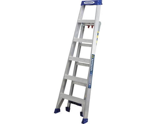 WERNER Leansafe X3 uitschuif- of trapladder, 2 x 5 sporten, werkhoogte 3,7 m