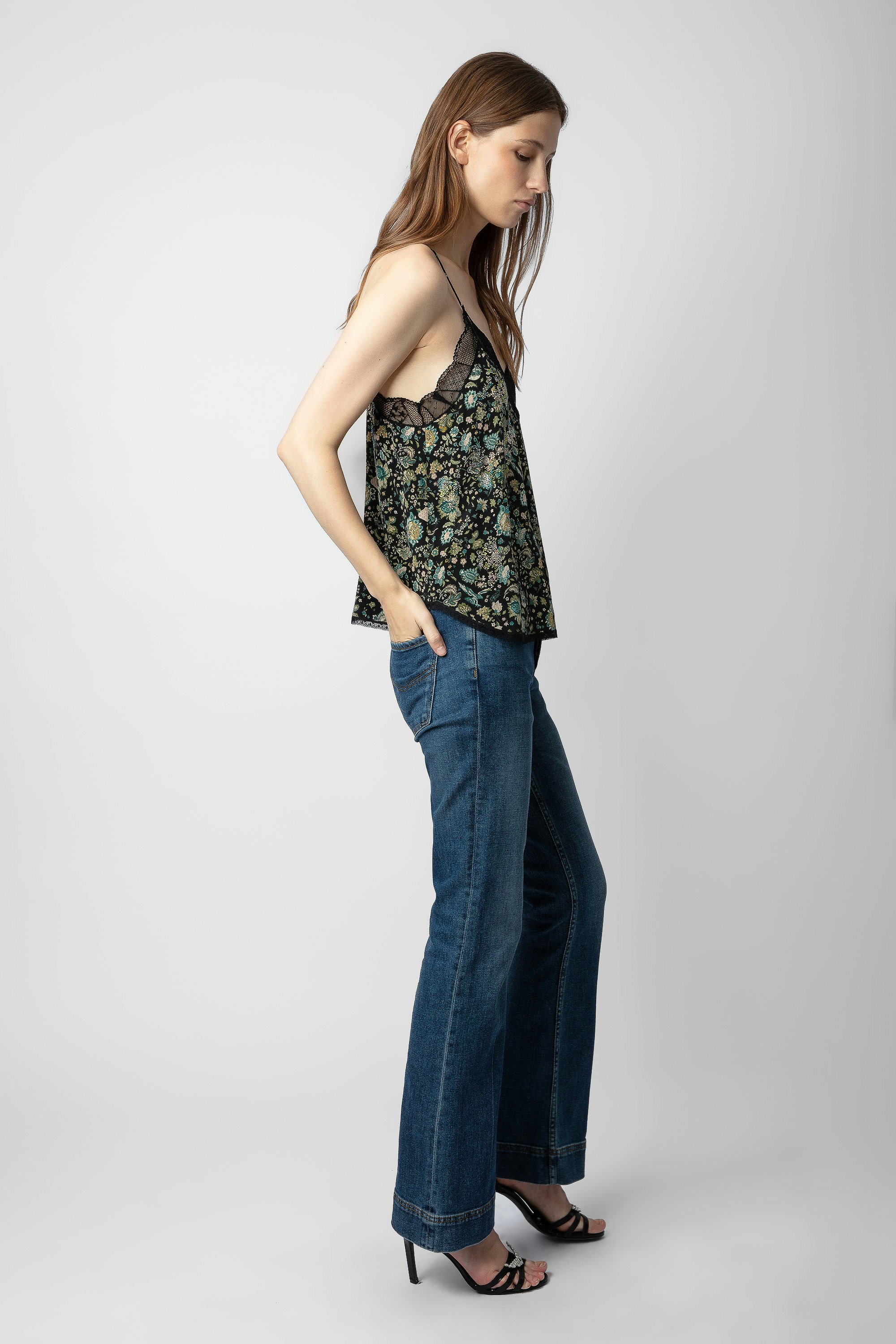 Caraco Christy Strass Soie