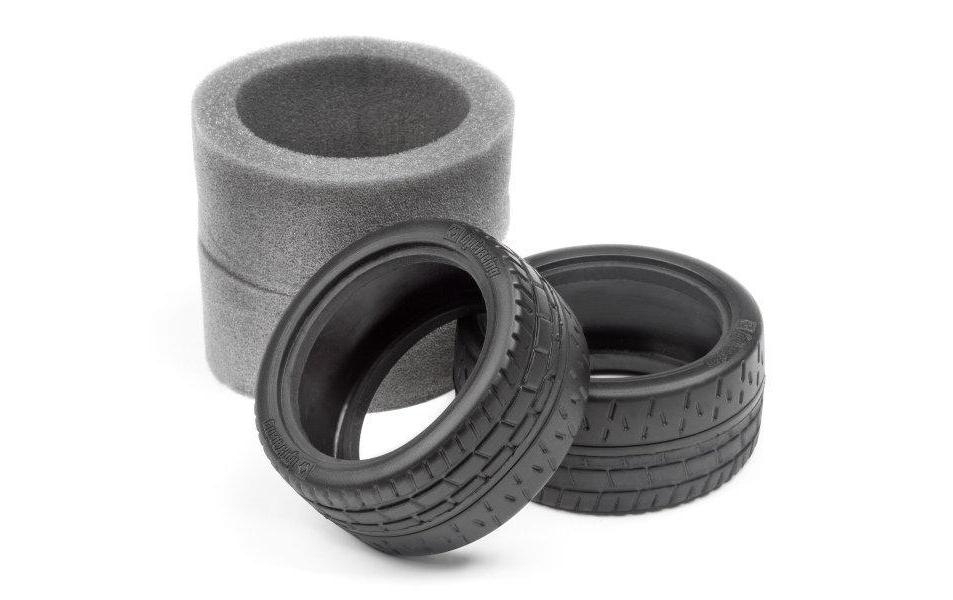 Reifen 31 mm 2 StückGrip Reifen für Tourenwagen, Massstab 1:10