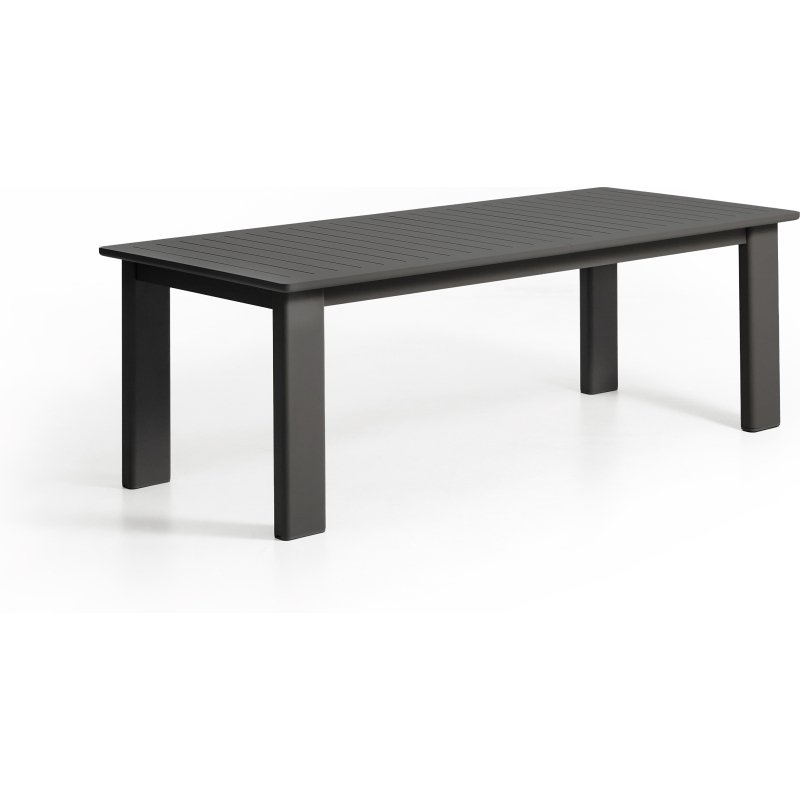 Table extensible Livorno en aluminium graphite 233(350) x 100 cm