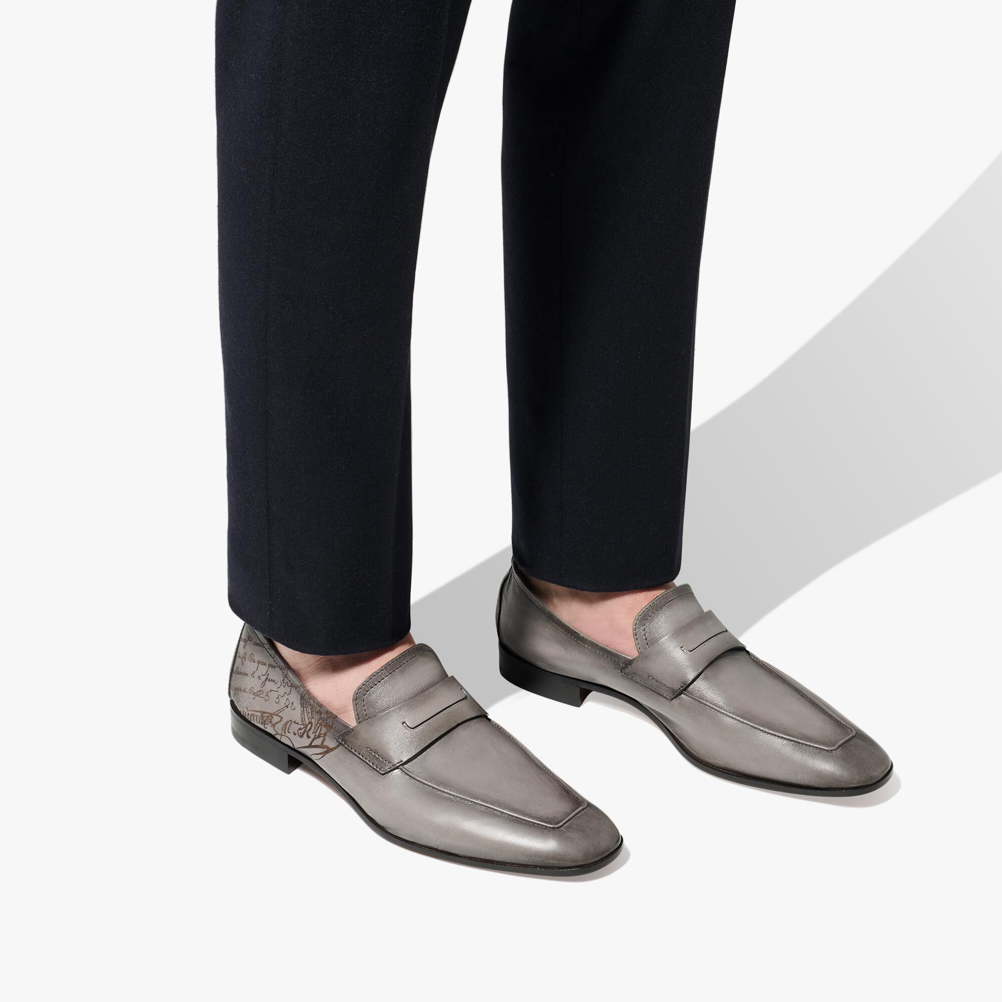 Mocassin Lorenzo En Cuir De Kangourou Scritto