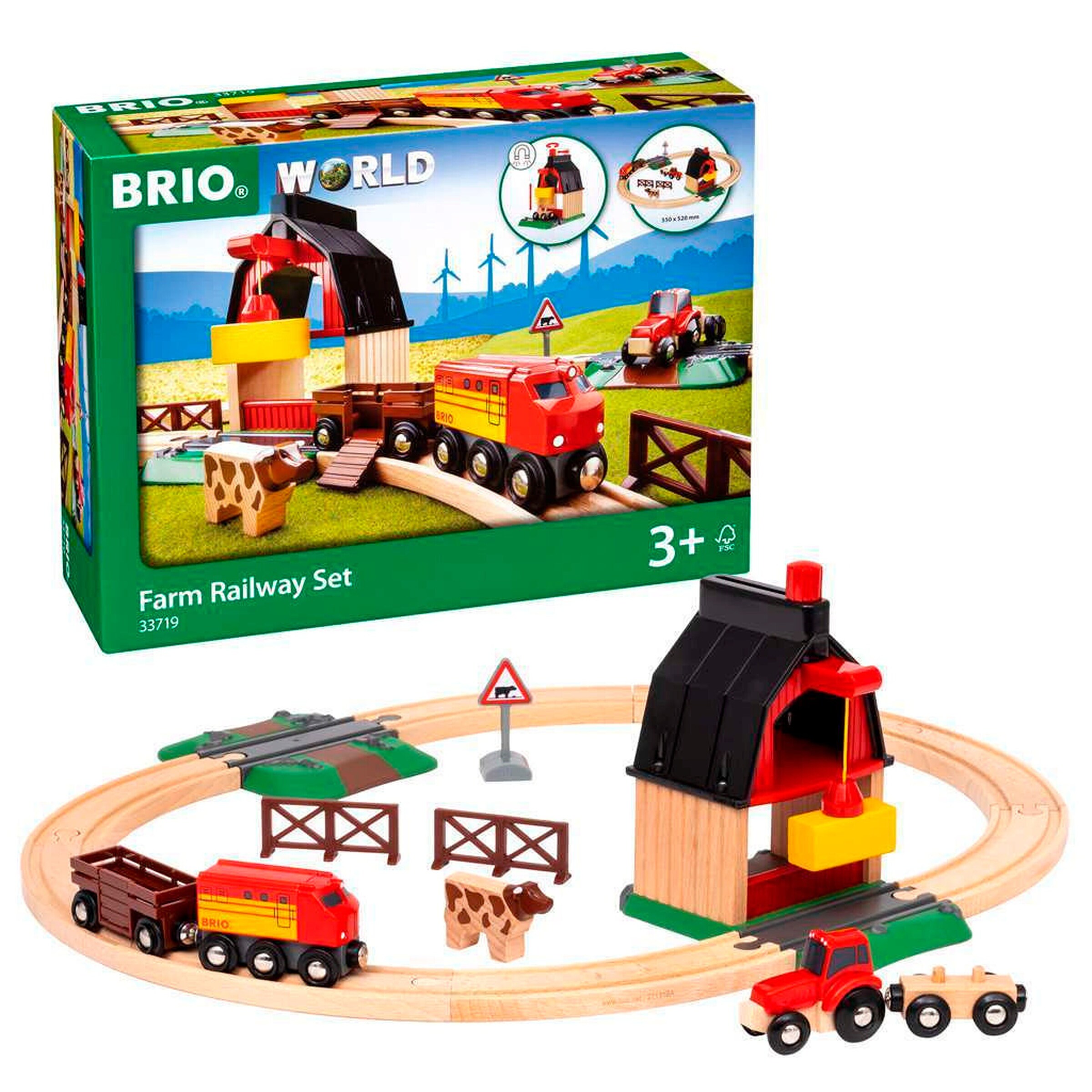 BRIO Bahn Bauernhof Set