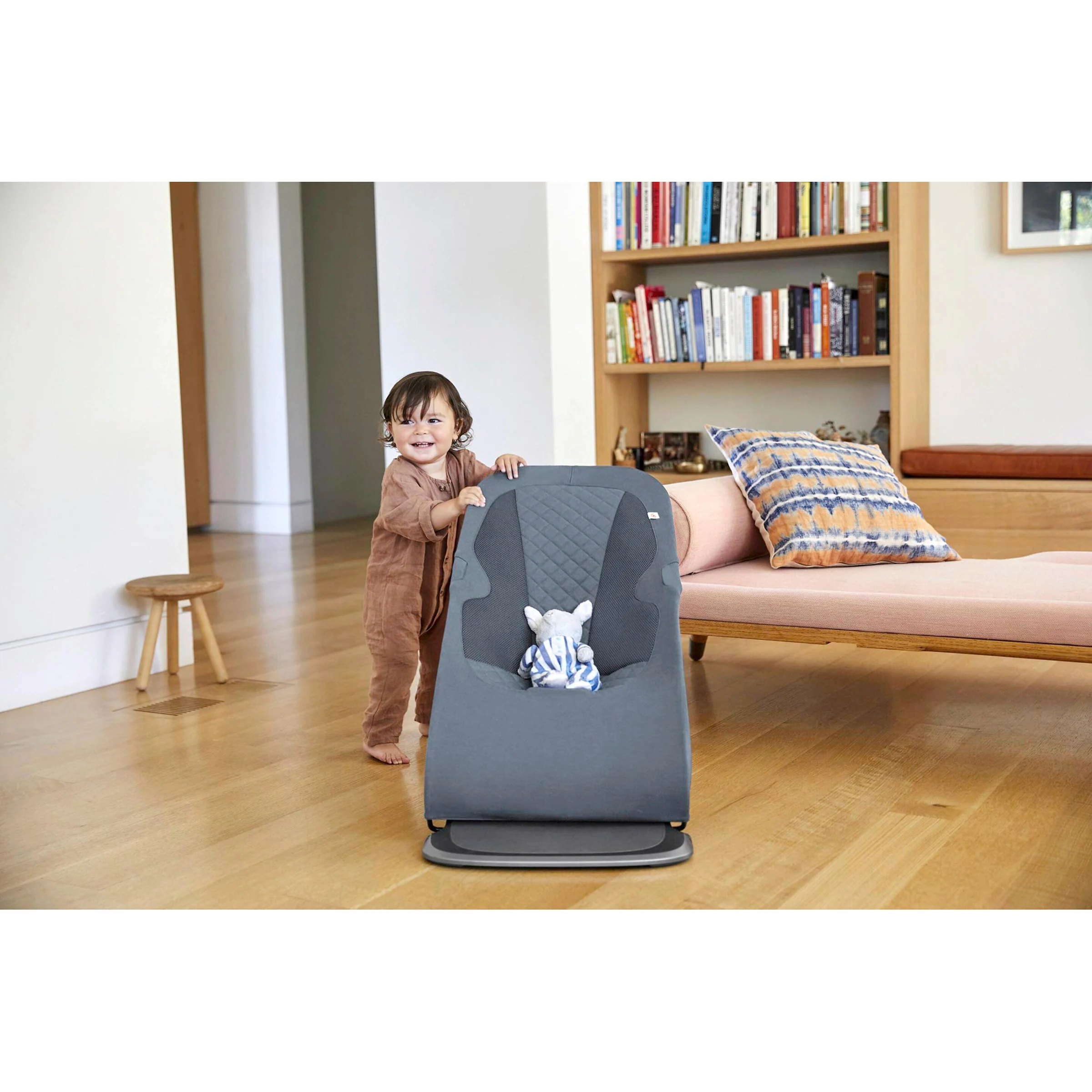 Ergobaby® Babywippe Bouncer Evolve 3-in1 Oxford Blue