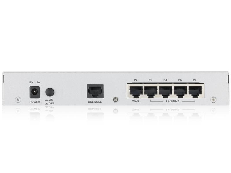 Zyxel Firewall USG FLEX 100 v2 & UTM 1 Jahr UTM-Firewall für bis zu 15 User inkl. UTM-Service-Lizenzen für 1 Jahr