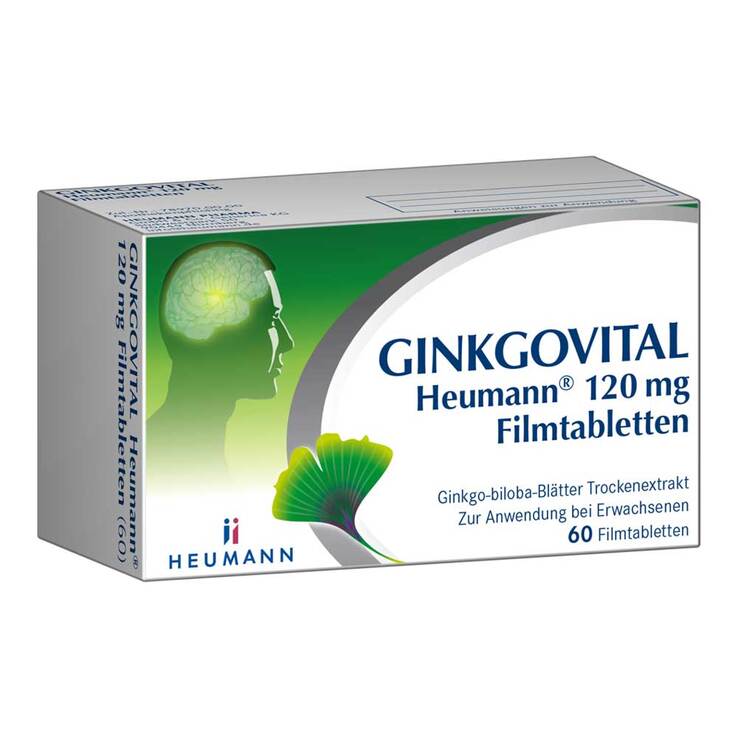 GINKGOVITAL Heumann 120 mg Filmtabletten, 60 St