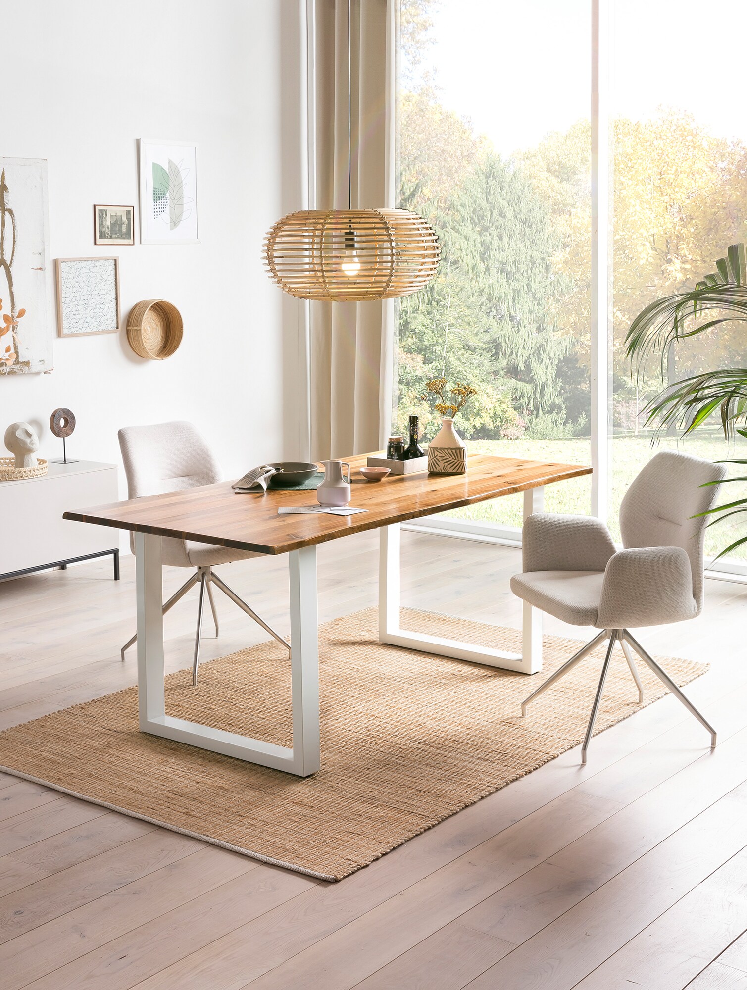 Esstisch Akazie 160x90 cm Esszimmertisch Küchentisch Tisch Holztisch