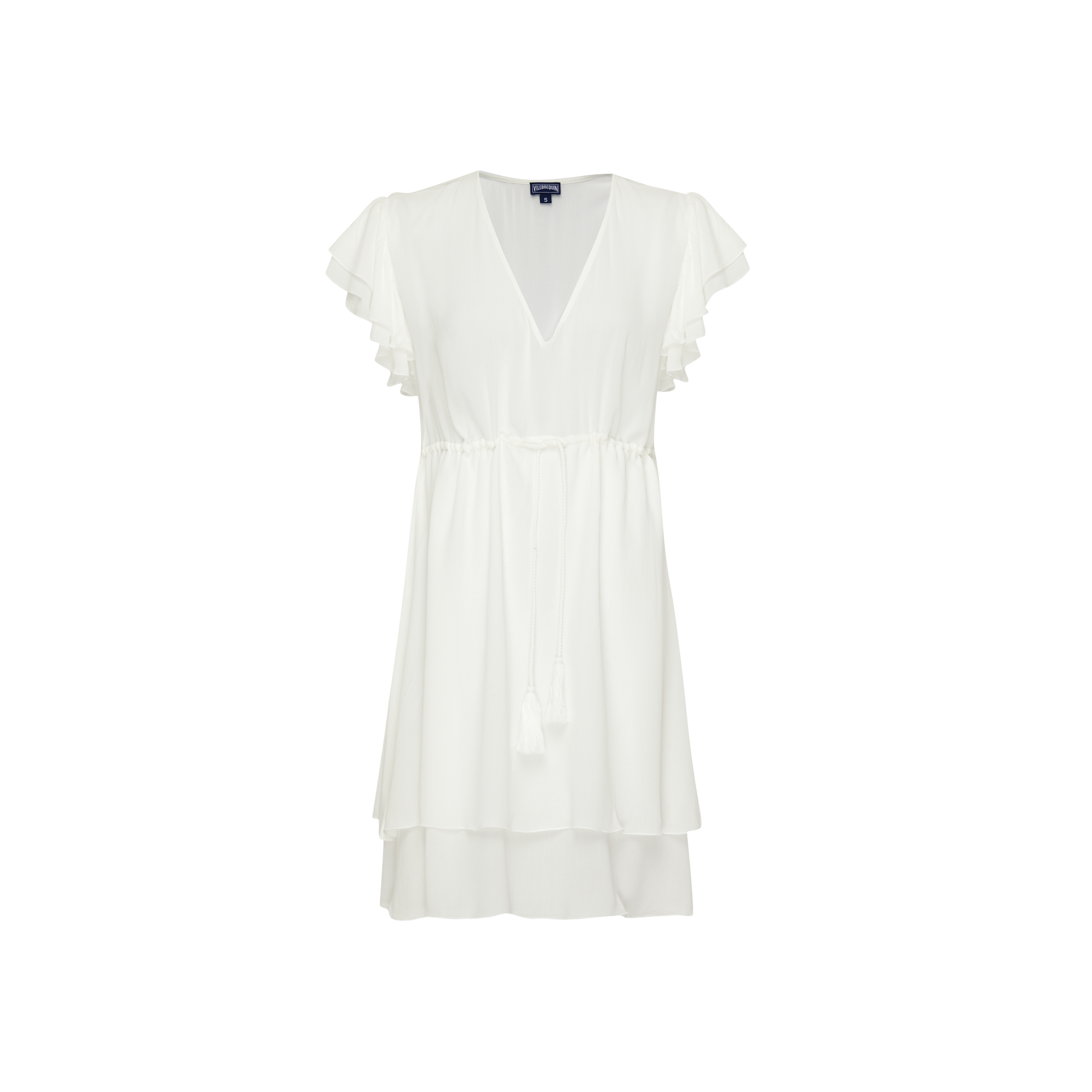 Robe Courte en Viscose Femme Unie | Robe Vilebrequin