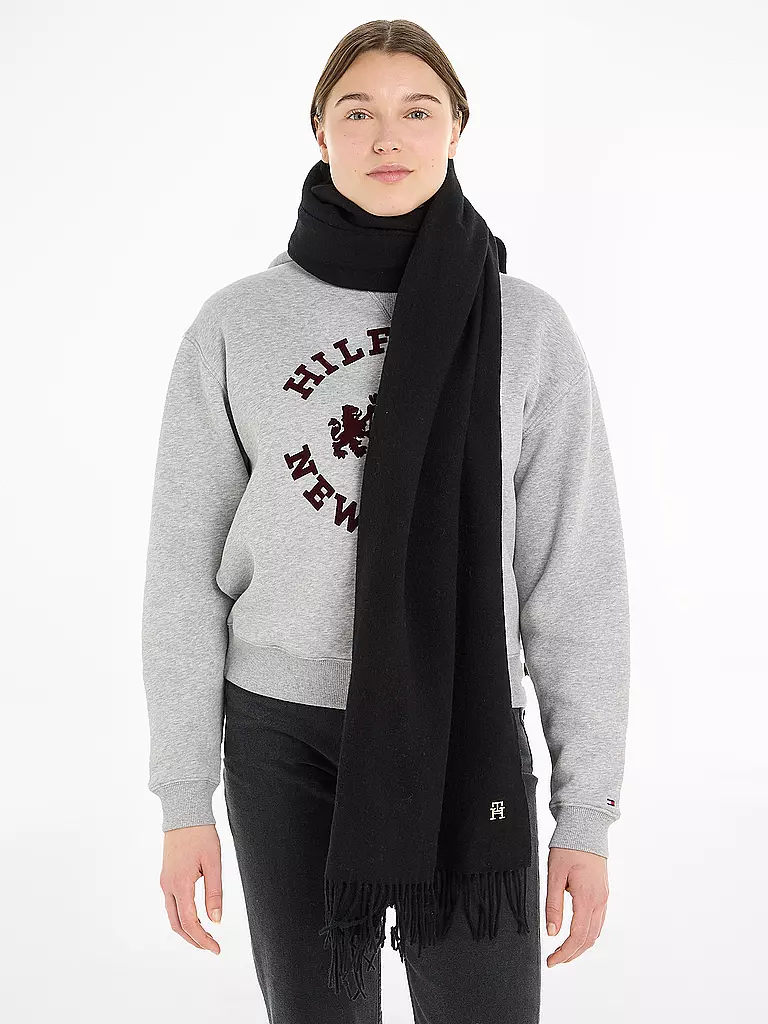 TOMMY HILFIGER Schal schwarz