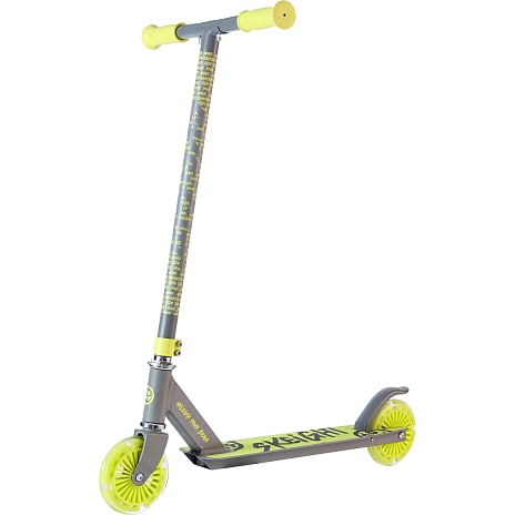 Skeight LED løbehjul grå/lime