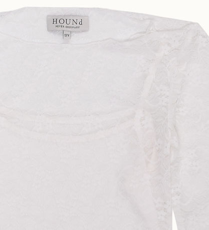 Hound Bluse - Lace - Off White