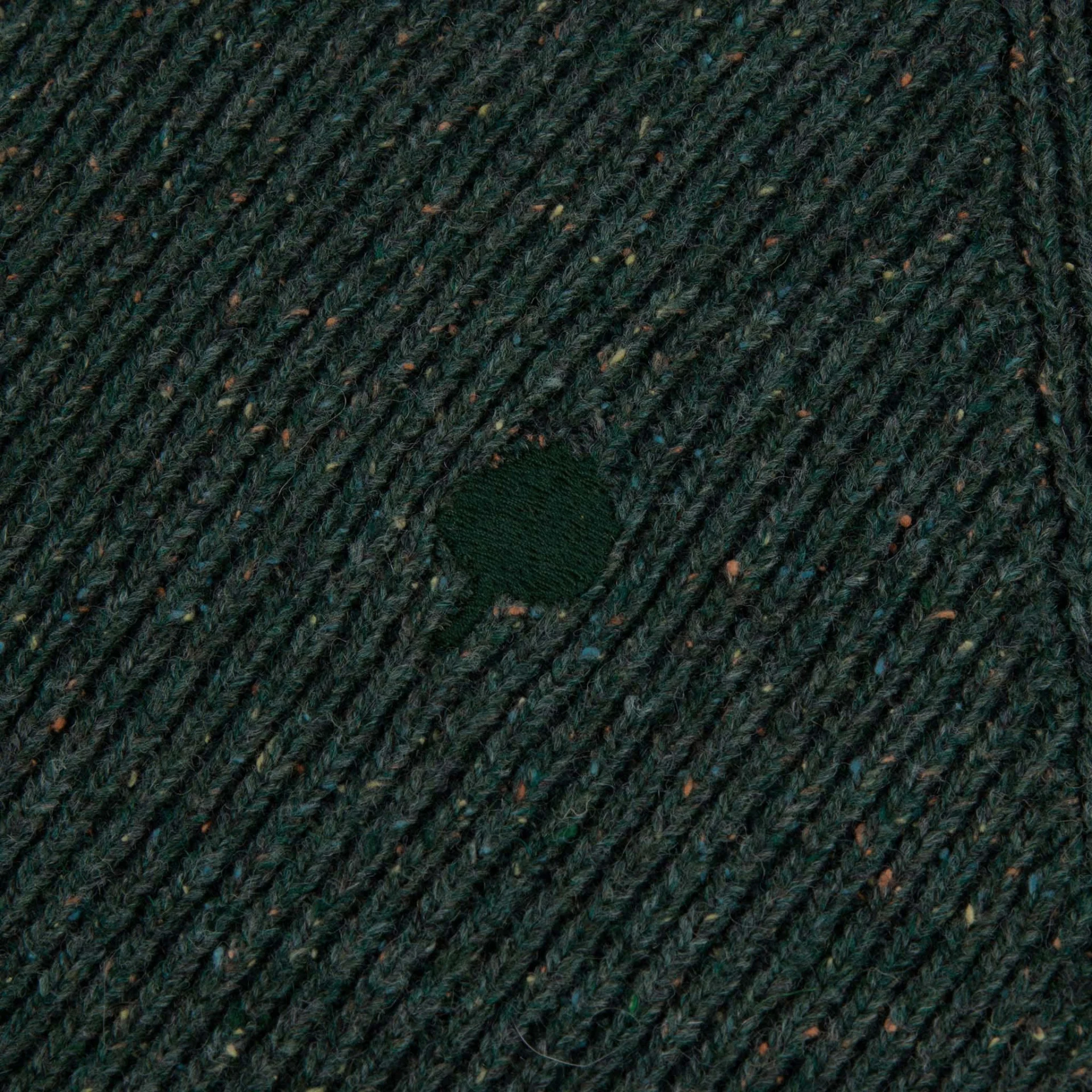 Pull col rond vert laine et coton recyclé - modèle Frehel