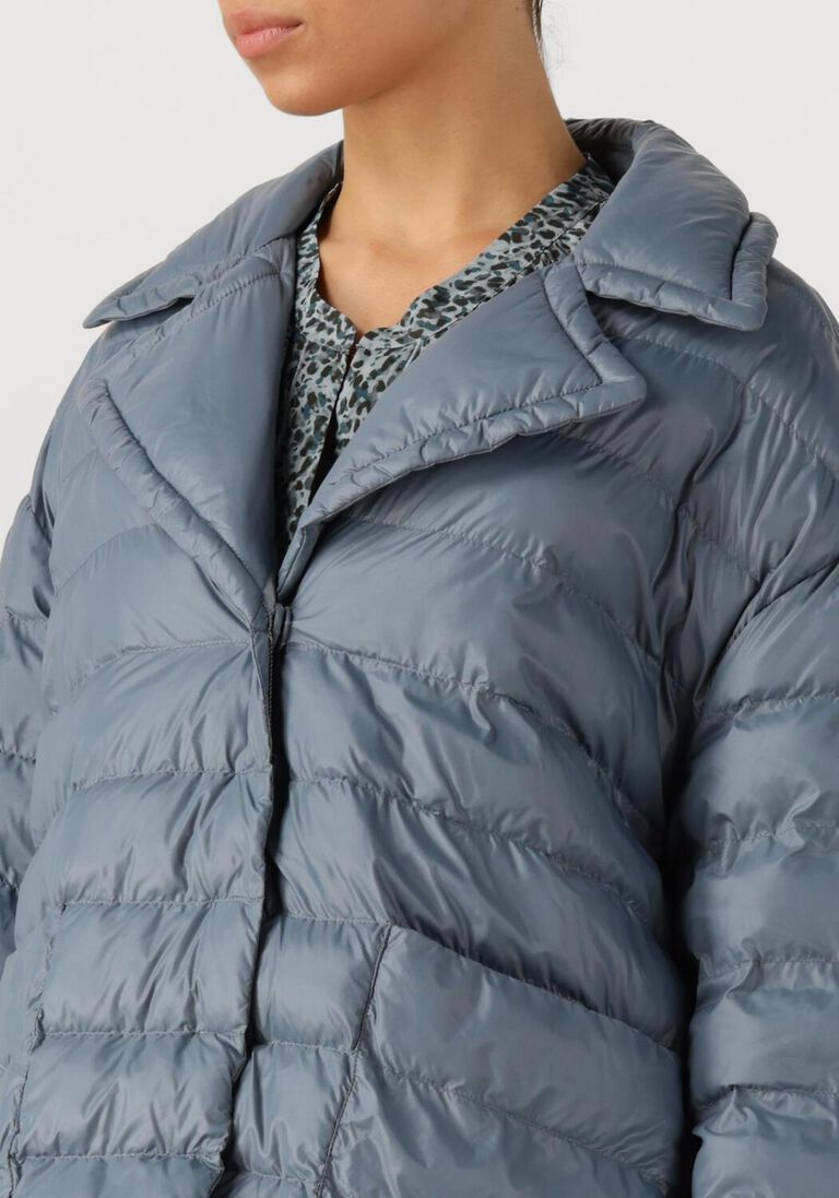 blauwe luisa cerano gewatteerde jas 428511/4133