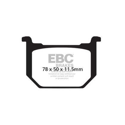 Plaquettes de freins EBC Organique avant