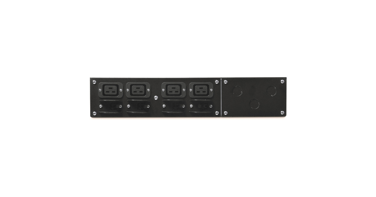 APCService Bypass Paneel 230V 32A MBB  (Zwart, 4x C19 uitgangen, SBP6KRMI2U)