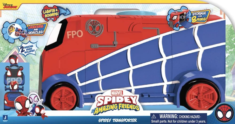 MARVEL SPIDEY - VEHICULE TRANSPORTEUR A FONCTION
