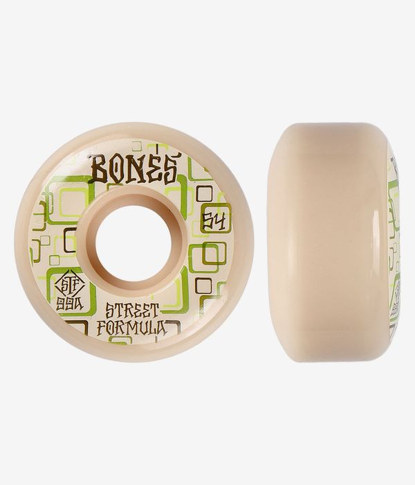 Bones STF Retros V3 Rollen (white green) 54mm 99A 4er Pack