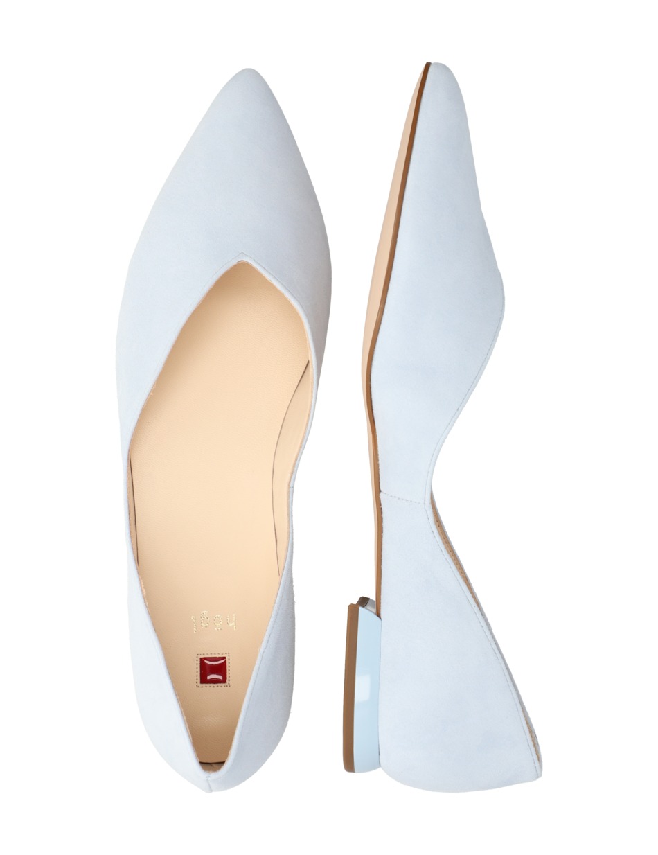 Veloursleder Ballerina
