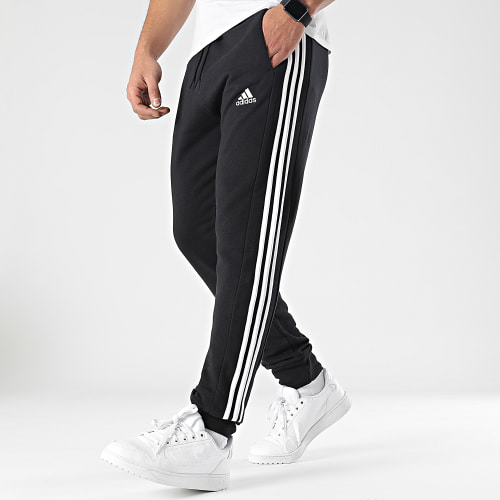 Pantalon Jogging A Bandes HA4337 Noir