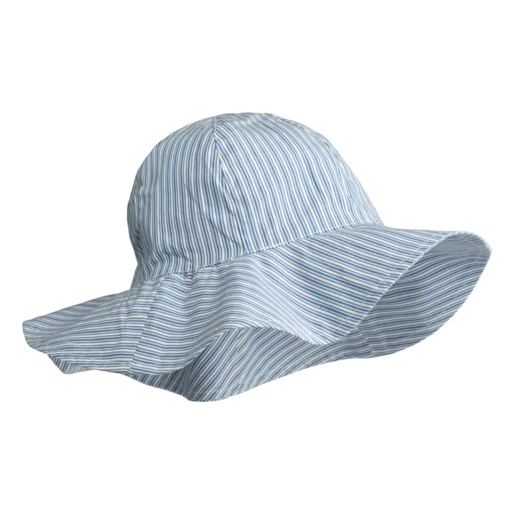 Liewood Chapeau Amelia Rayé Coton Bio | Bleu