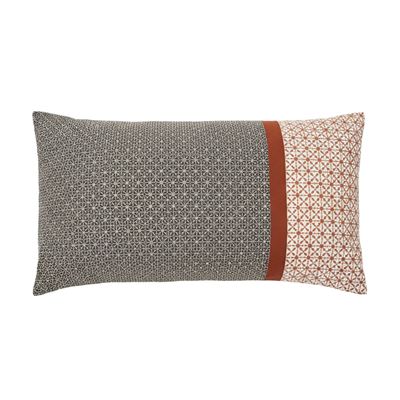 Linge de lit percale micromotifs géométriques