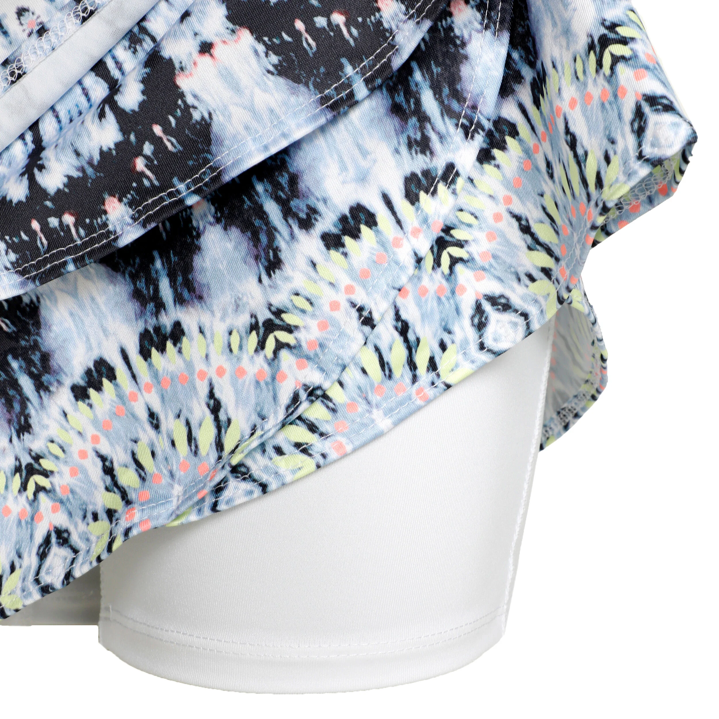 Lucky in Love Tye Dye Groove Jupe Femmes - Blanc , Bleu