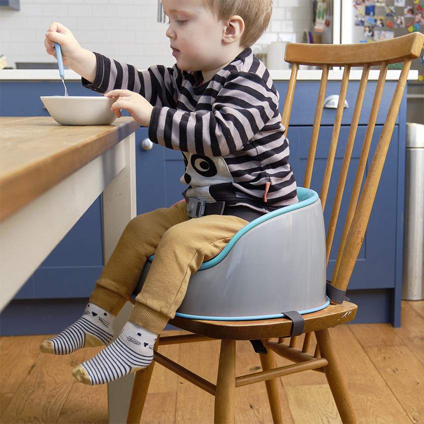 Rehausseur de chaise BoosterPod gris/glacier
