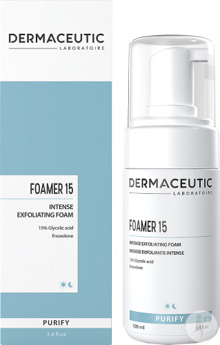 Dermaceutic Foamer 15 Mousse Exfoliante Intense Flacon-Pompe 100ml