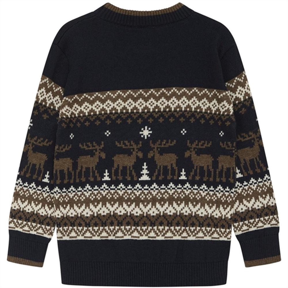 Mini Navy Pelle Pullover - Hust & Claire
