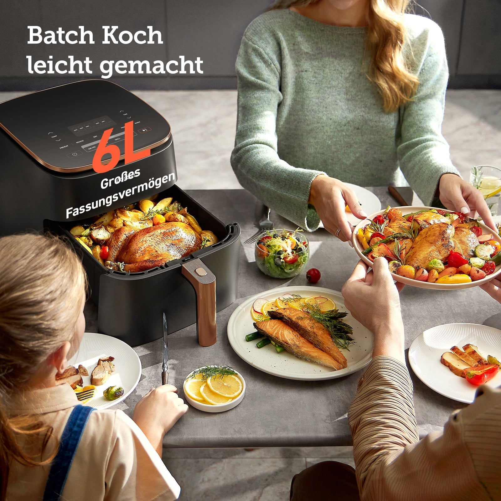 COSORI TurboBlaze™  6.0-Liter Heißluftfritteuse mit DC Motor, Retail Exclusive