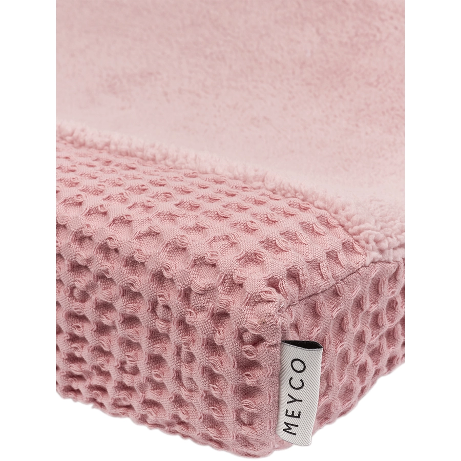 MEYCO Wickelauflagenbezug Waffel Teddy - Old Pink - 50 x 70 cm