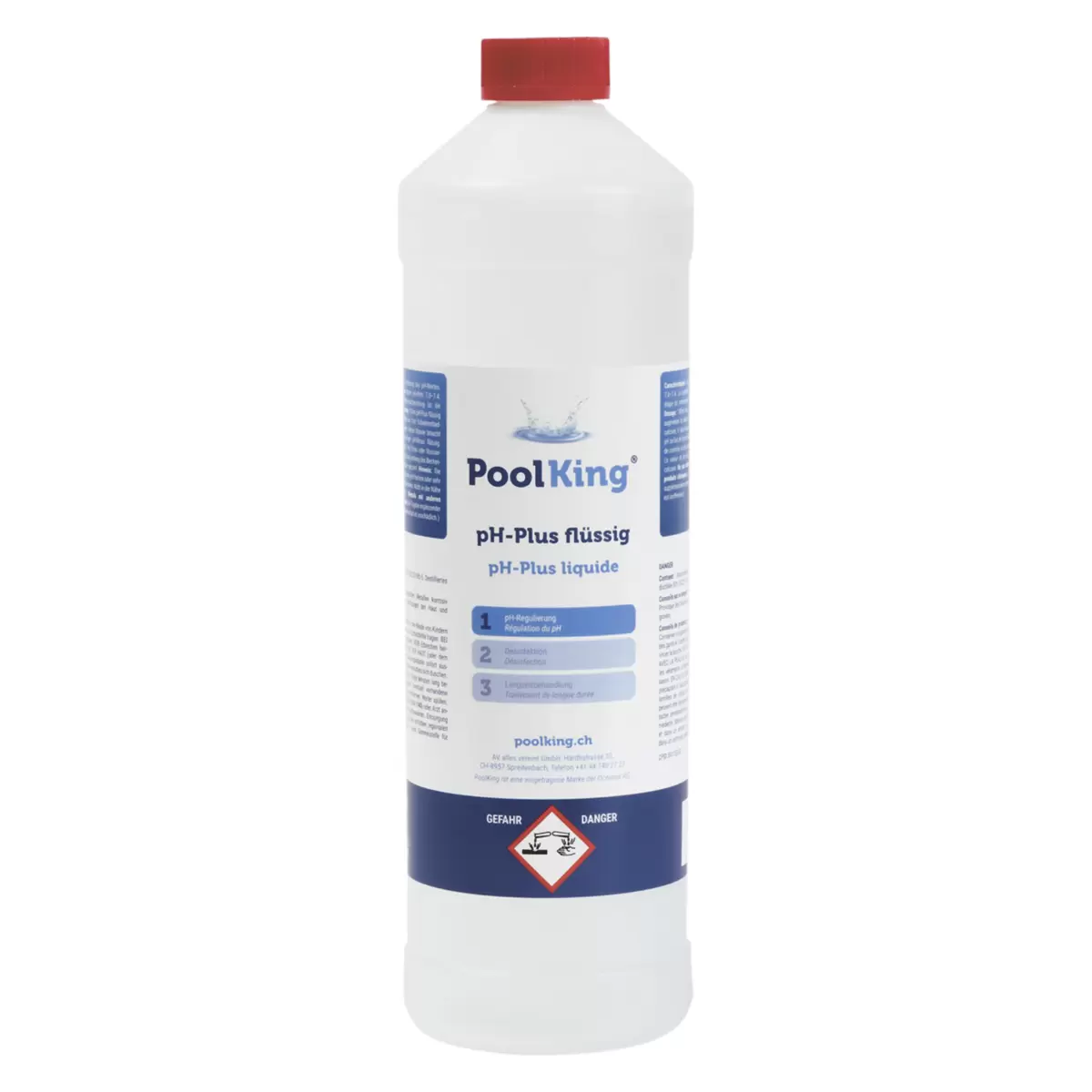 pH Plus 1 Liter PoolKing