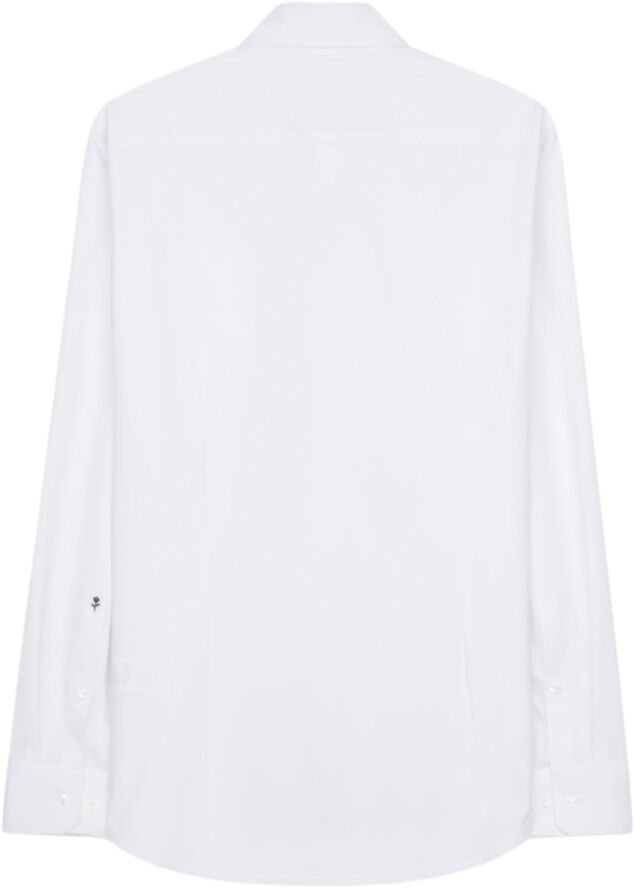 Seidensticker Performance shirt Slim Long sleeve Kent-Collar Uni White