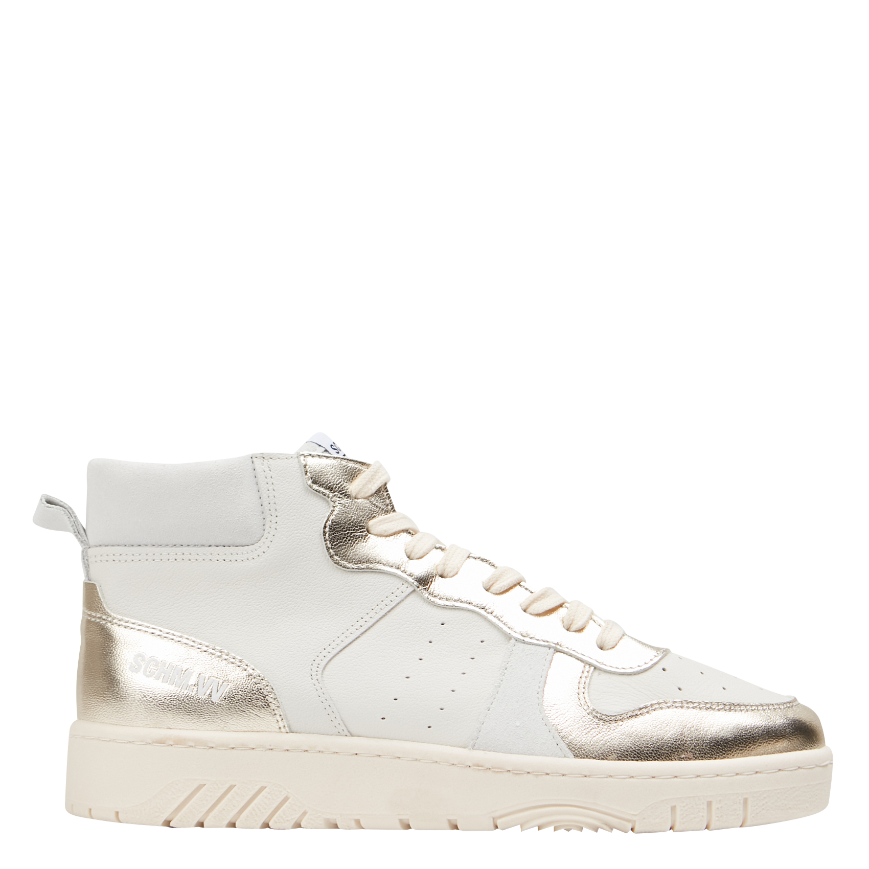 WINSTON - Baskets montantes en cuir | Beige