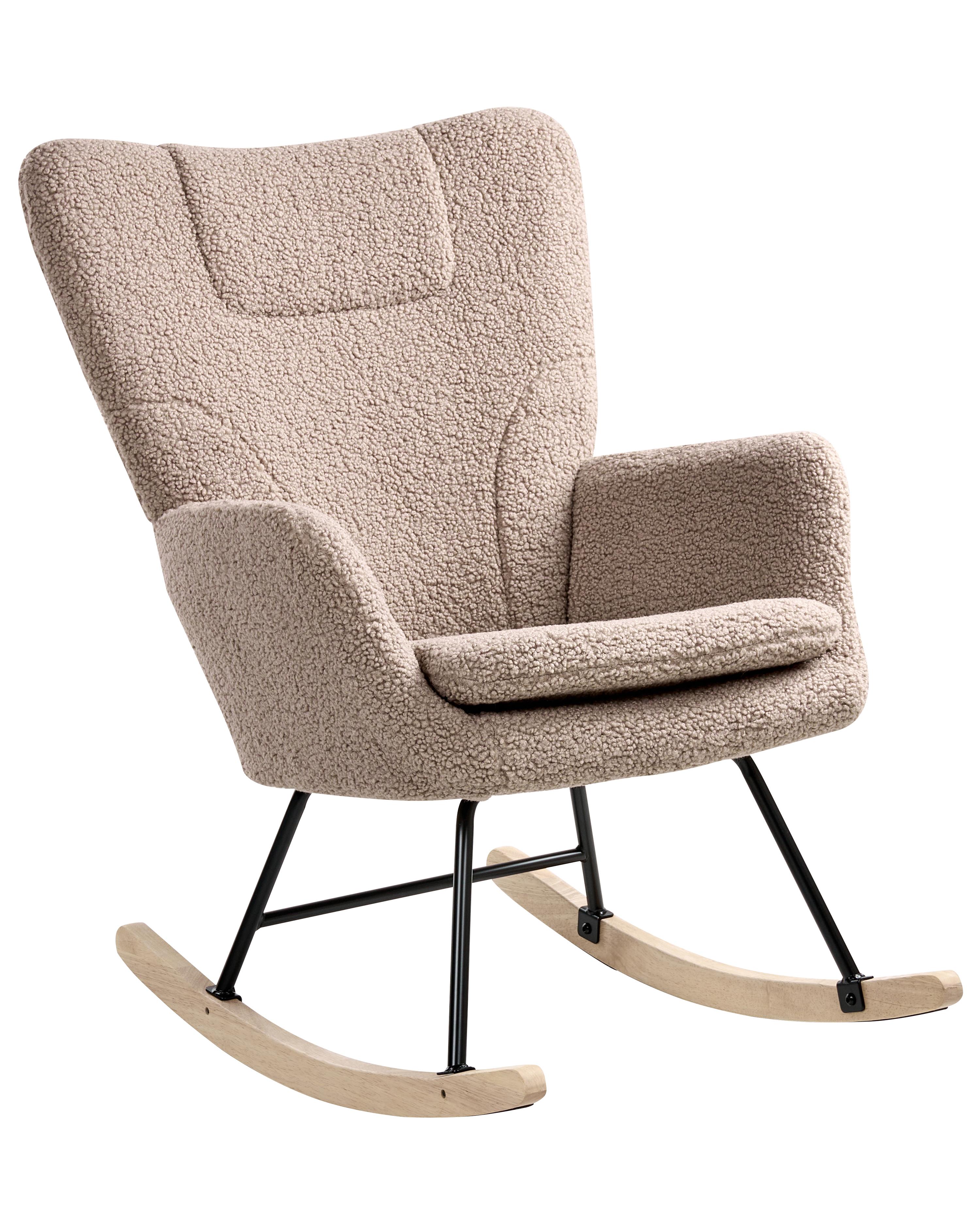 Schommelstoel SANDVE Bouclé Taupe
