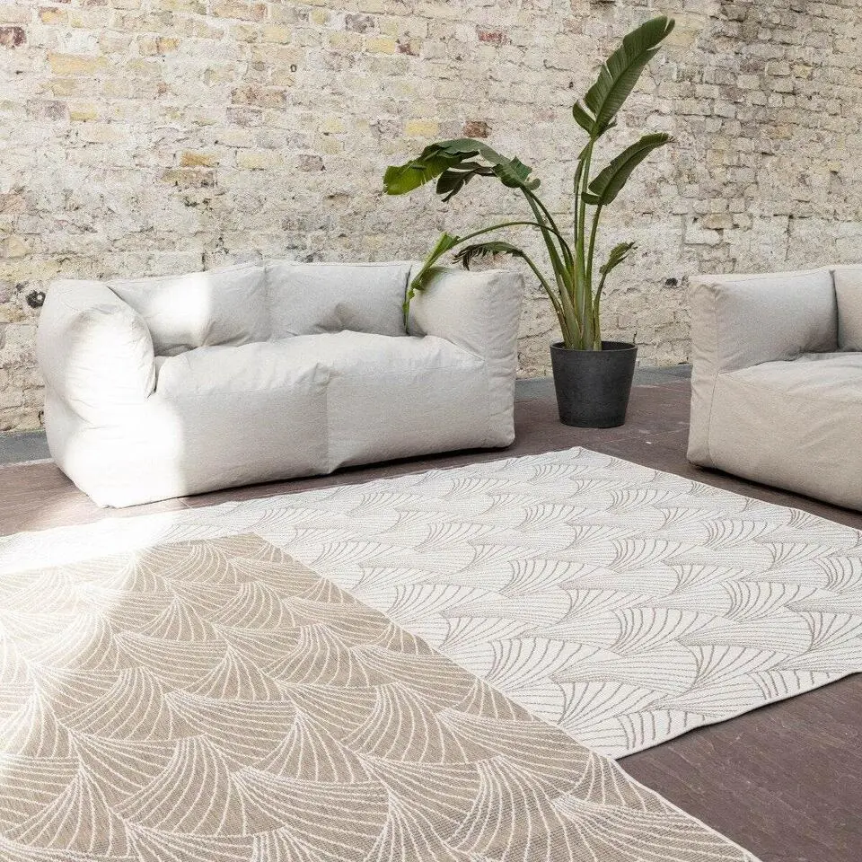 Interieur05 Buitenkleed Deco bruin/grijs - 340 x 240 cm