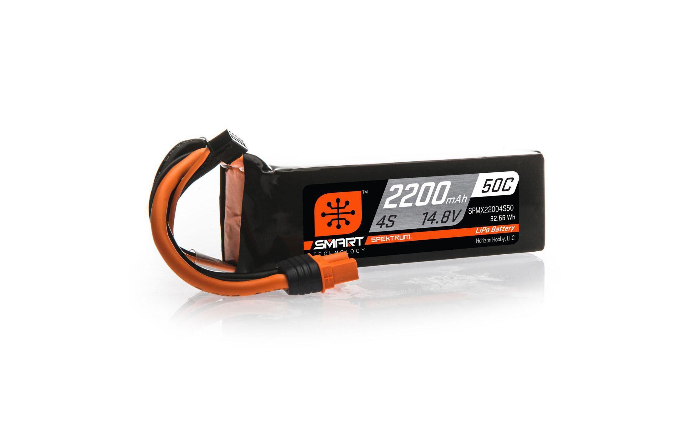 RC-Akku LiPo 2200 mAh 14.8 V 50C Smart4S LiPo-Akku für Flugmodelle