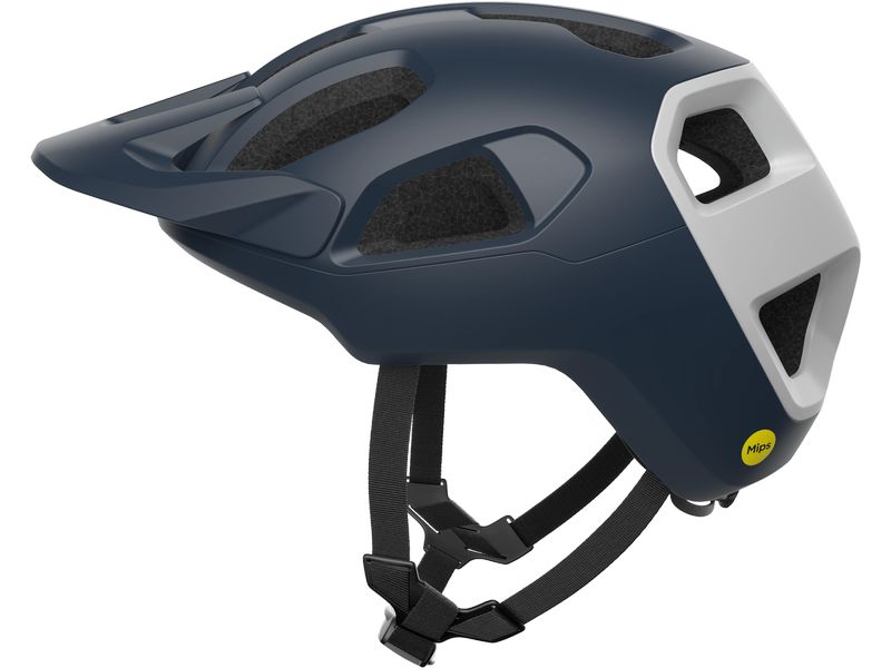 POC Helm Cularis Apatite Dunkelblau Matt/Hydrogen Weiss Mat Velohelm