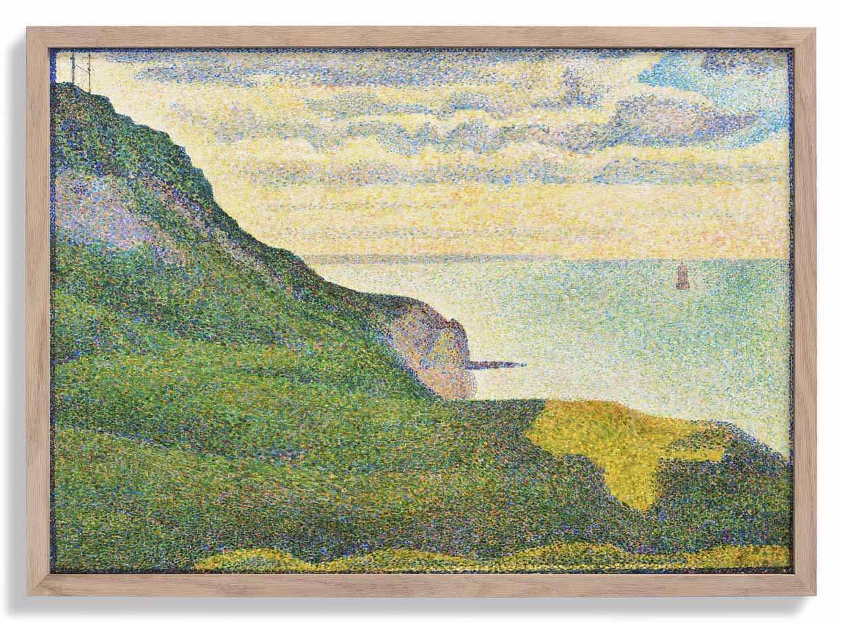 Seelandschaft in Port-en-Bessin, Normandie von Georges Seurat