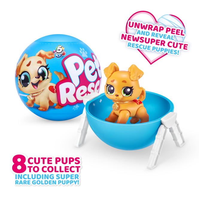 5 Surprise Pet Rescue - Serie 1 - Mystery Kapsel - 1 Stück