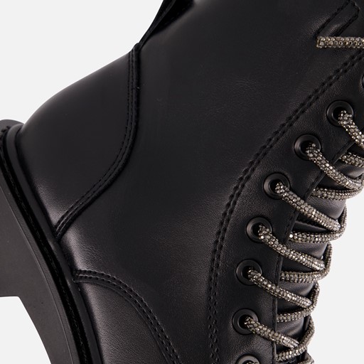 Tamaris Veterboots zwart Synthetisch