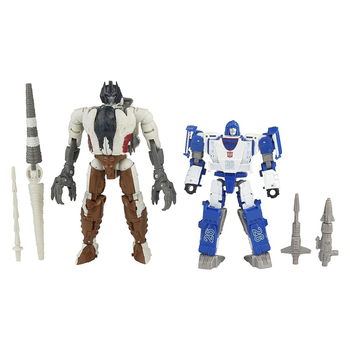 Hasbro F12095SO - Transformers - Deluxe Collection Edition - WFC-K40 Autobot Mirage & Maximal Grimlock