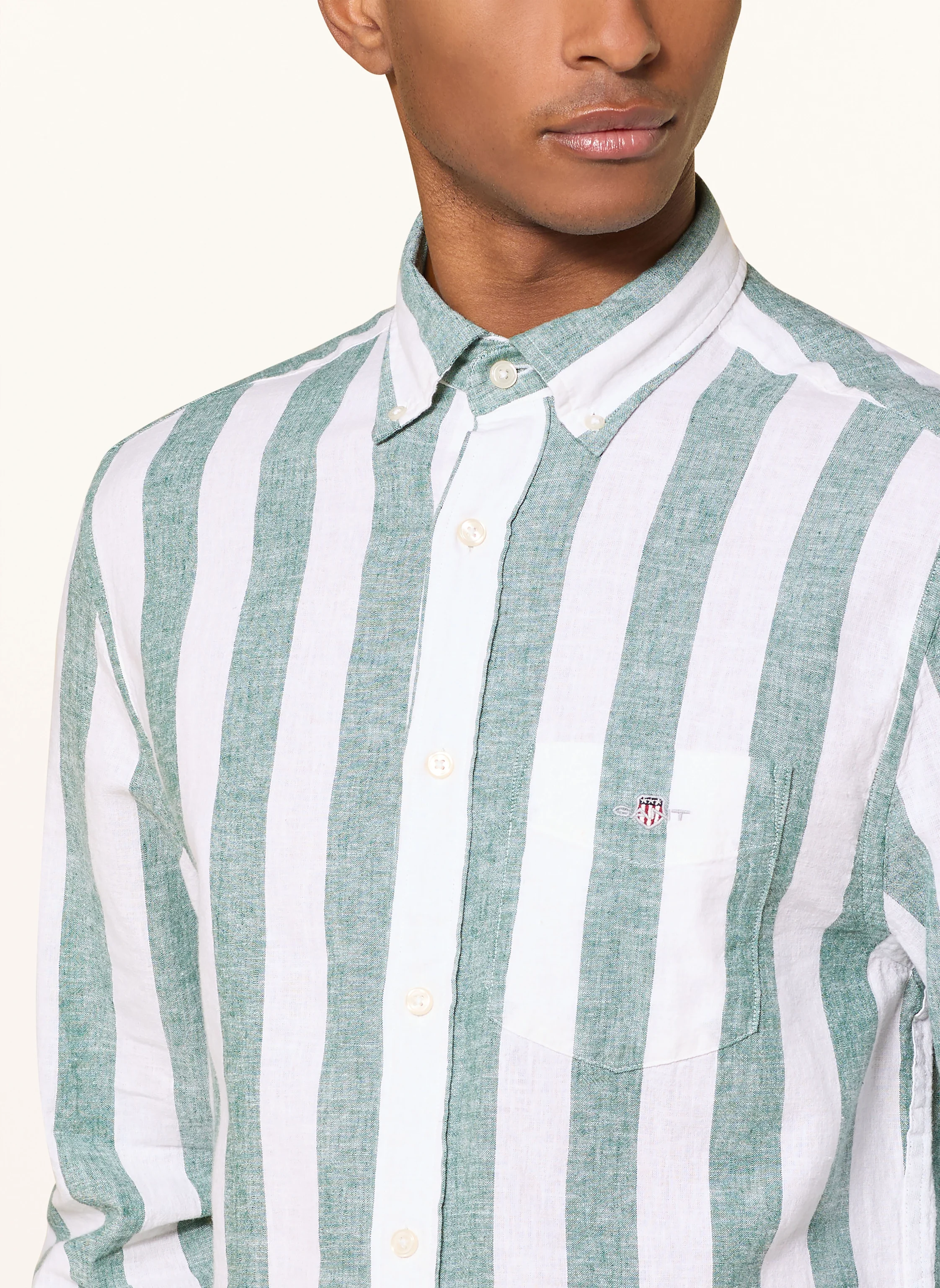GANT Hemd Regular Fit mit Leinen