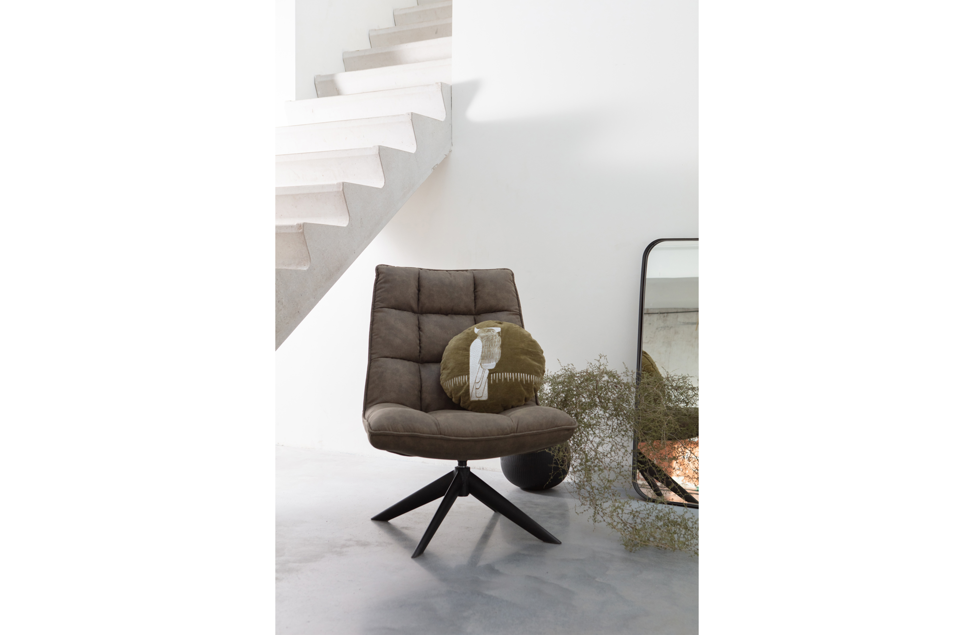 Draaifauteuil Jouke kunstleer – Groen